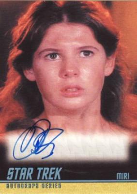 Kim Darby (Miri) Star Trek certified autograph card