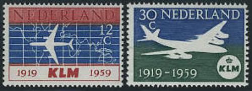40 years KLM 2v; Year:  1959