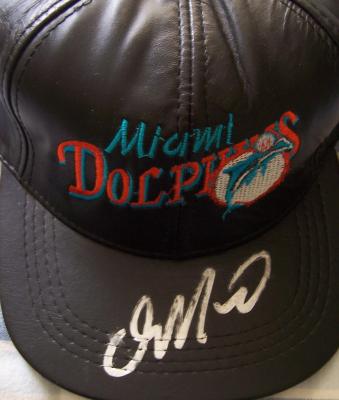 Dan Marino autographed Miami Dolphins leather cap or hat