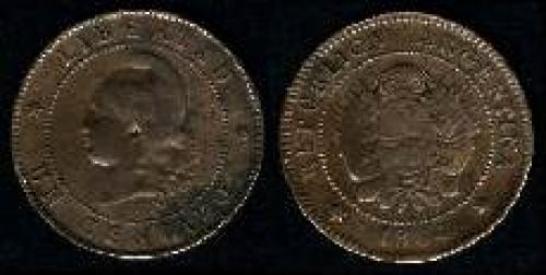1 Centavo; Year: 1882-1896; (km 32)