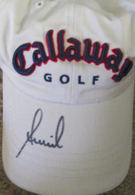 Annika Sorenstam autographed Callaway golf cap or hat