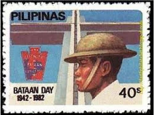 Philippine Bataan day stamps