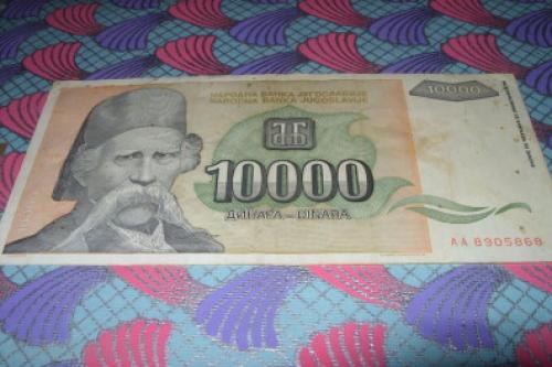 Yugoslavia - 10000 Dinars 1993