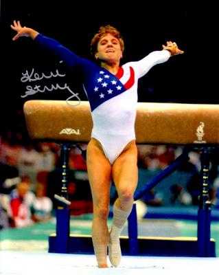 Kerri Strug autographed 1996 Olympic 8x10 gymnastics photo