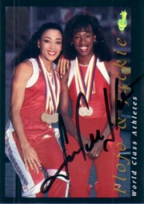 Jackie Joyner-Kersee (track) autographed 1992 Classic World Class Athletes card