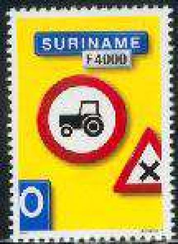 Traffic sign (tractor) 1v