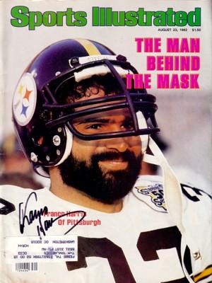 Franco Harris autographed Pittsburgh Steelers 1982 Sports Illustrated