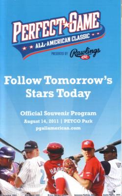 2011 Perfect Game High School All-American Classic baseball program (Lucas Giolito Lance McCullers)