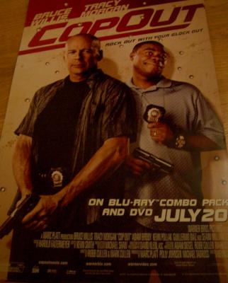 Cop Out movie 2010 promo poster (Tracy Morgan & Bruce Willis)
