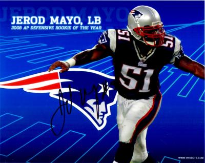 Jerod Mayo autographed New England Patriots 8x10 photo
