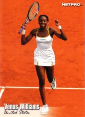 Venus Williams 2003 Netpro card #2