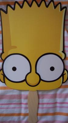 The Simpsons Bart Simpson promo fan