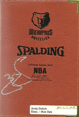 Mike Miller autographed Memphis Grizzlies NBA mini portfolio