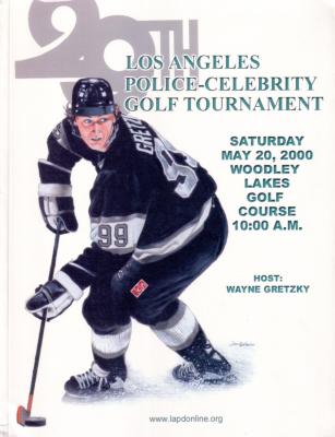 Wayne Gretzky Kings 2000 LAPD Celebrity Golf program