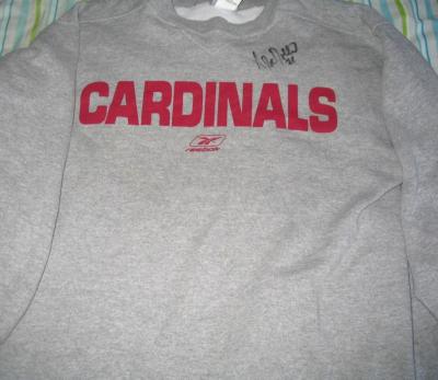 Antrel Rolle autographed Arizona Cardinals Reebok sweatshirt
