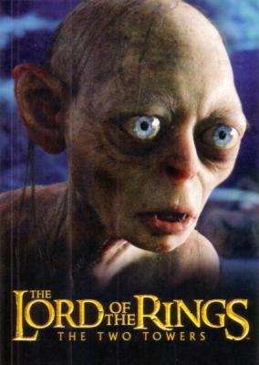 Lord of the Rings The Two Towers movie 2003 promo postcard (Gollum)