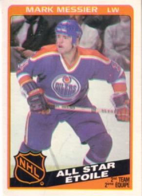 Mark Messier Edmonton Oilers 1984-85 OPC card #213