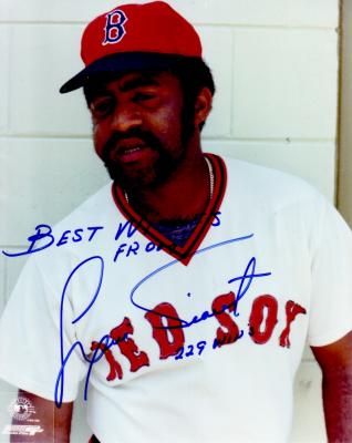 Luis Tiant autographed Boston Red Sox 8x10 photo