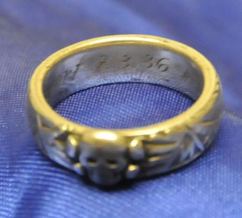 Original Himmler Honour "Totenkopf" Ring