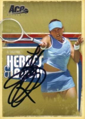 Ai Sugiyama autographed 2006 Ace Authentic tennis card