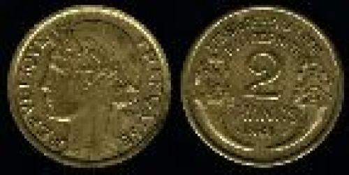 2 francs; Year: 1931-1941; (km 886)