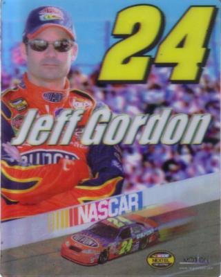 Jeff Gordon (NASCAR) 2004 3D motion 4x5 inch lenticular fridge magnet