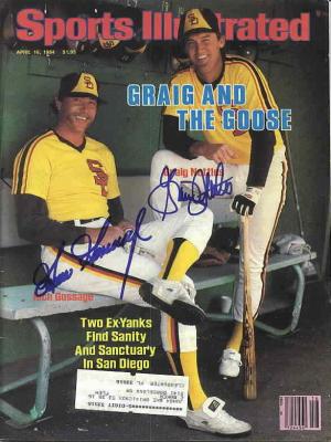 Goose Gossage & Graig Nettles autographed San Diego Padres 1984 Sports Illustrated