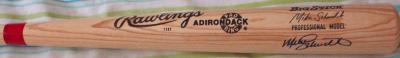 Mike Schmidt autographed Rawlings Adirondack game model bat