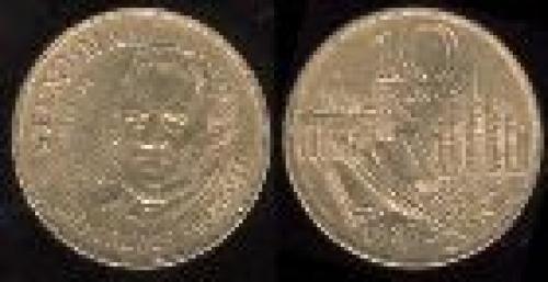 10 francs; Year: 1983;(km 953); Stendhal