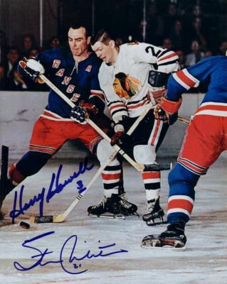 Harry Howell & Stan Mikita autographed 8x10 photo