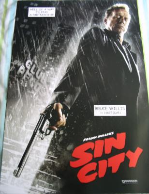 Sin City mini movie poster (Bruce Willis as Hartigan)