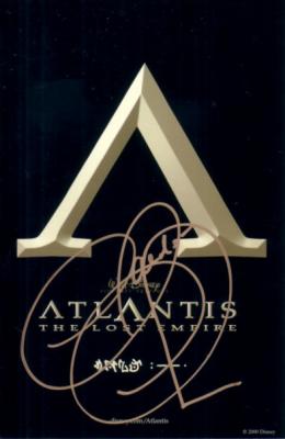Claudia Christian autographed Atlantis The Lost Empire 4x6 promo card