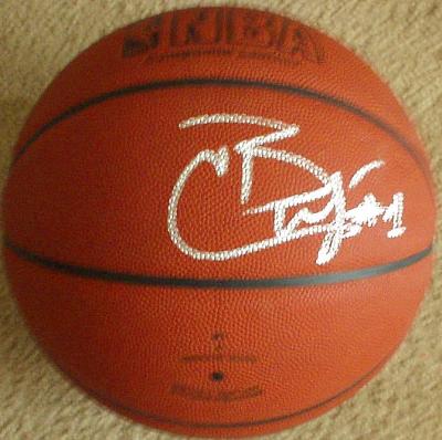 Carlos Boozer autographed NBA basketball