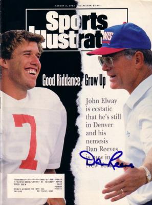 Dan Reeves autographed 1993 Sports Illustrated