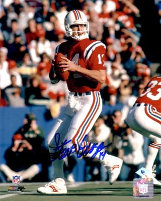 Steve Grogan autographed New England Patriots 8x10 photo