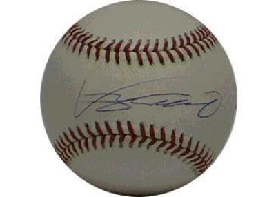 Vladimir Guerrero autographed MLB baseball