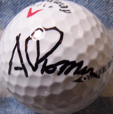 Andres Romero autographed golf ball