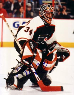 John Vanbiesbrouck autographed Philadelphia Flyers 8x10 photo