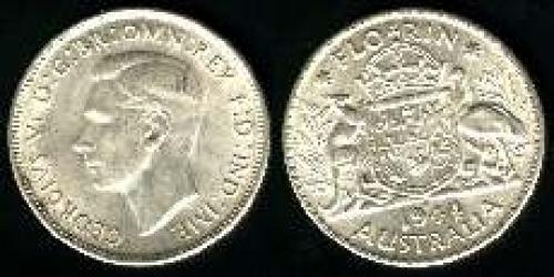 1 florin; Year: 1938-1945; (km 40); .925 silver
