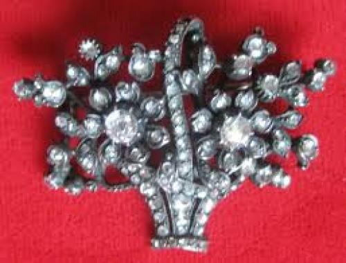 Antique Rose Diamond Pin/Pendant Circa.