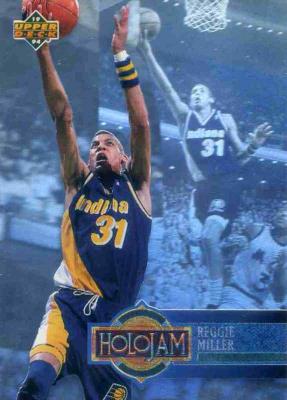 Reggie Miller Pacers 1993-94 Upper Deck Holojam hologram card