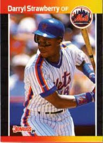 Baseball Card; NEW YORK  METS - Darryl Strawberry #147 DONRUSS
