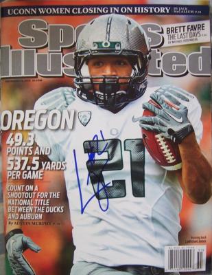 LaMichael James autographed Oregon Ducks 2010 Sports Illustrated