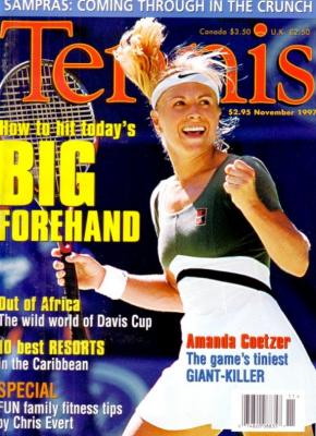Amanda Coetzer 1997 Tennis magazine MINT