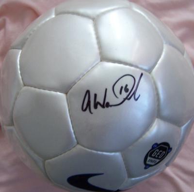 Abby Wambach autographed Nike size 5 soccer ball