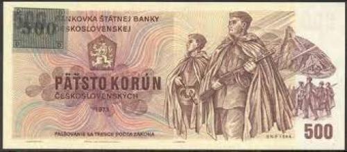 Banknotes; CZECH REPUBLIC; 500 Korun