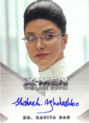 Shohreh Aghdashloo certified autograph X-Men The Last Stand card