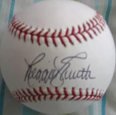 Reggie Smith autographed MLB baseball