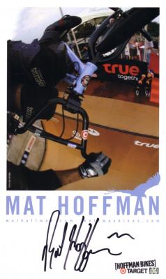 Mat Hoffman autographed 6x10 Target promotional photo
