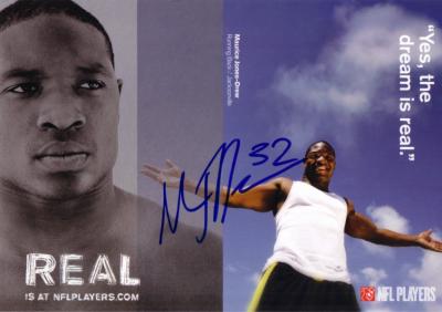Maurice Jones-Drew autographed NFL Players postcard